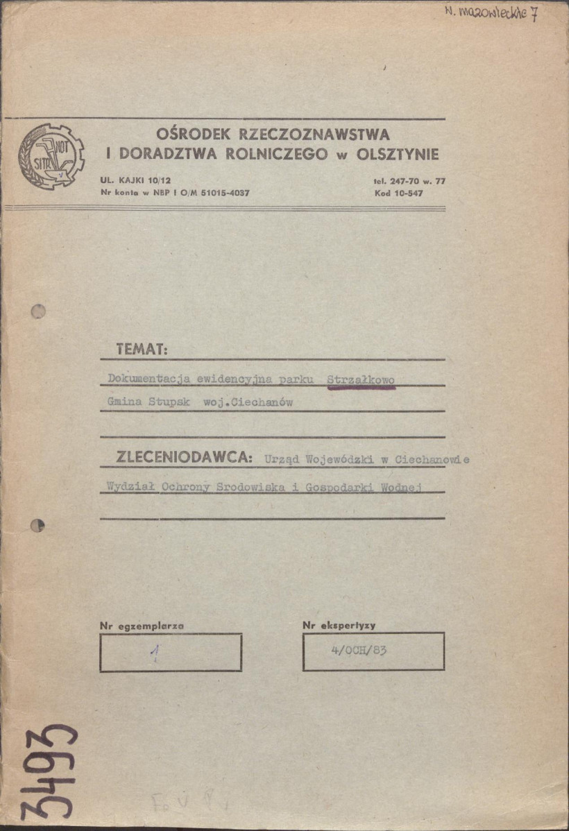 Ewidencja parkowa, skan nr 1