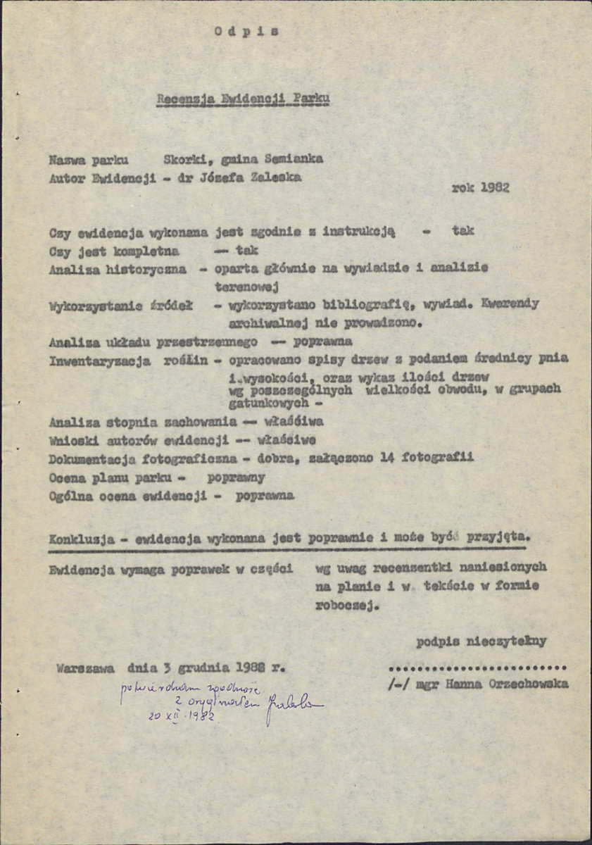 Ewidencja parkowa, skan nr 5