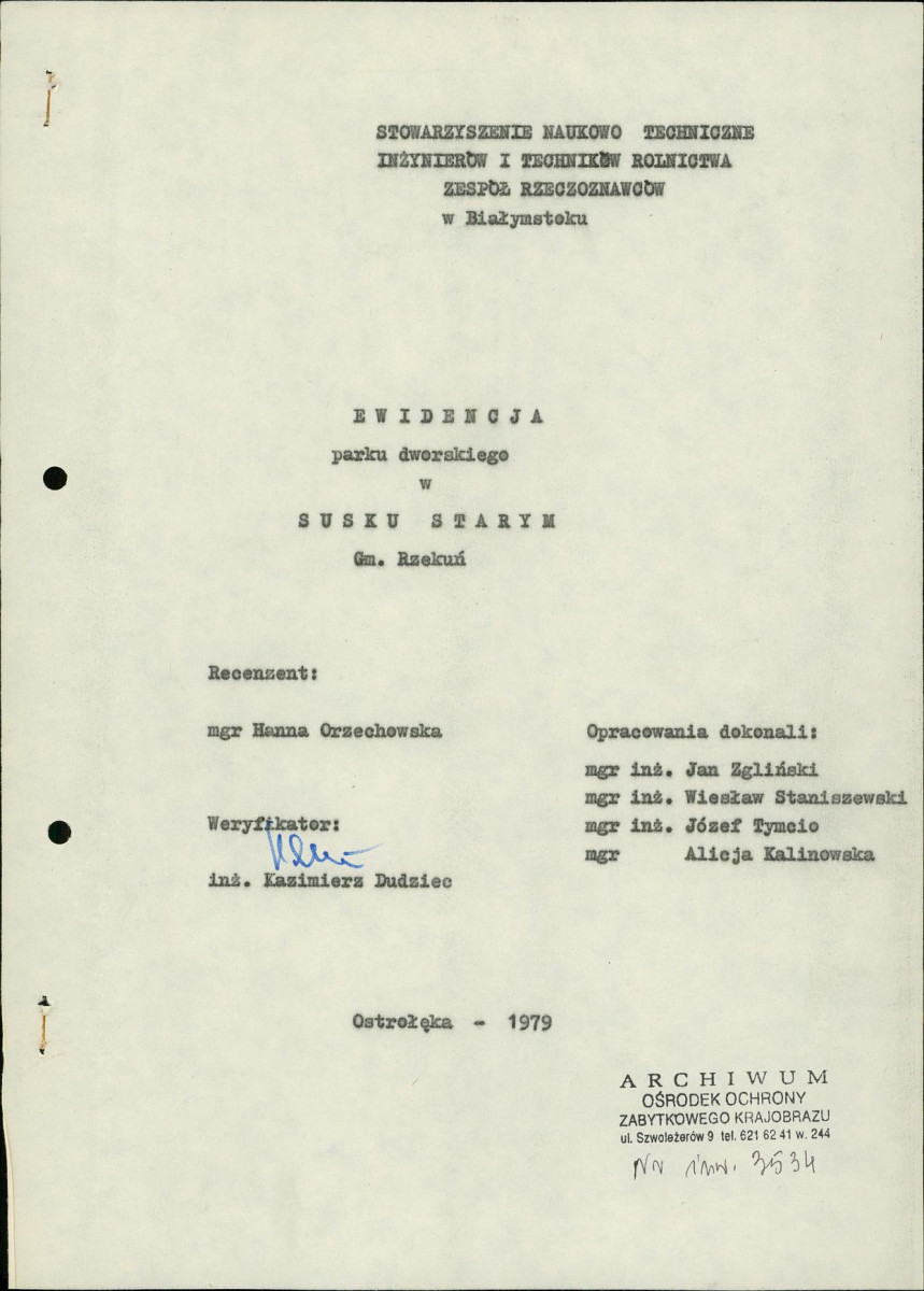 Ewidencja parkowa, skan nr 5