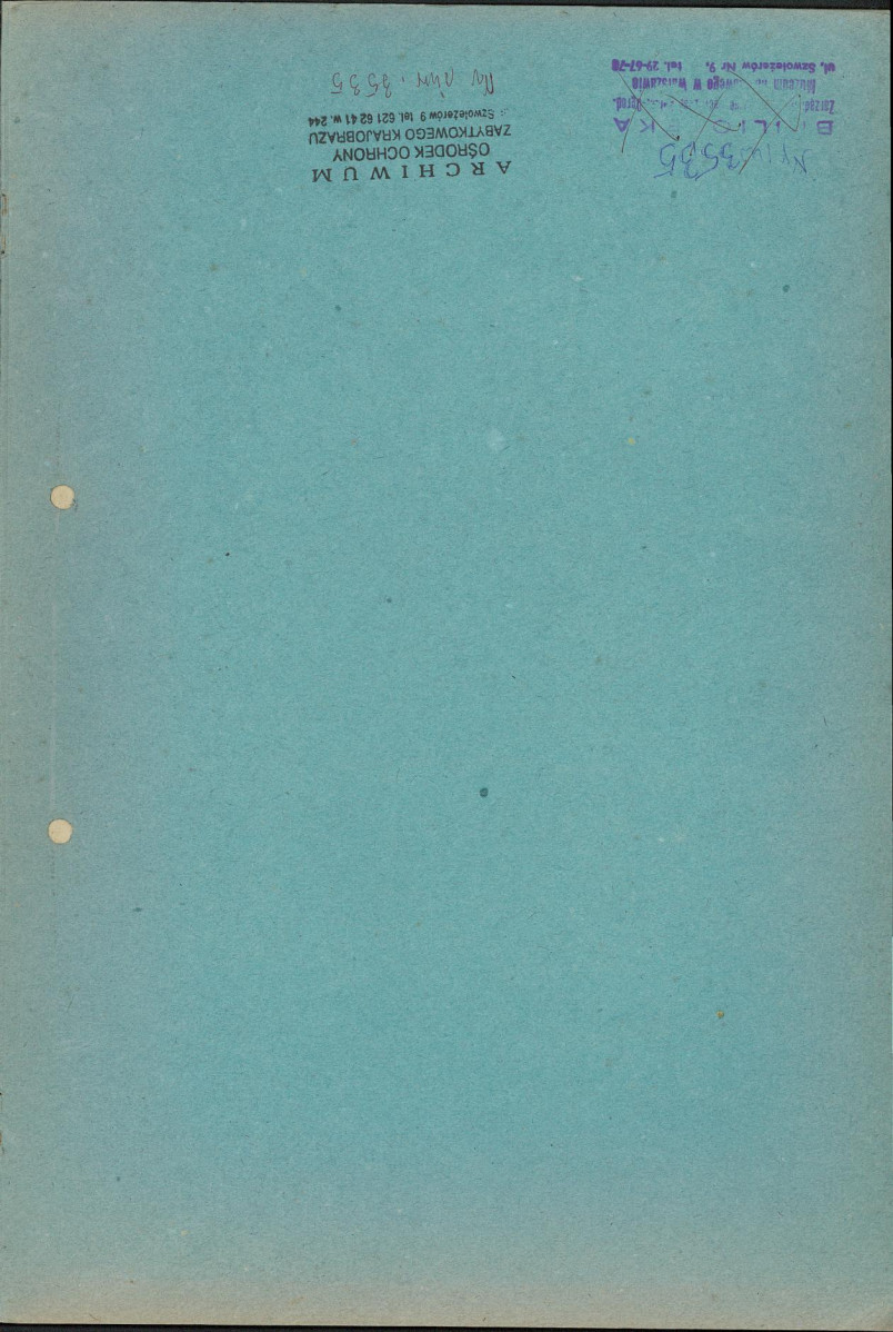 EP - Ewidencja parkowa, skan nr 2
