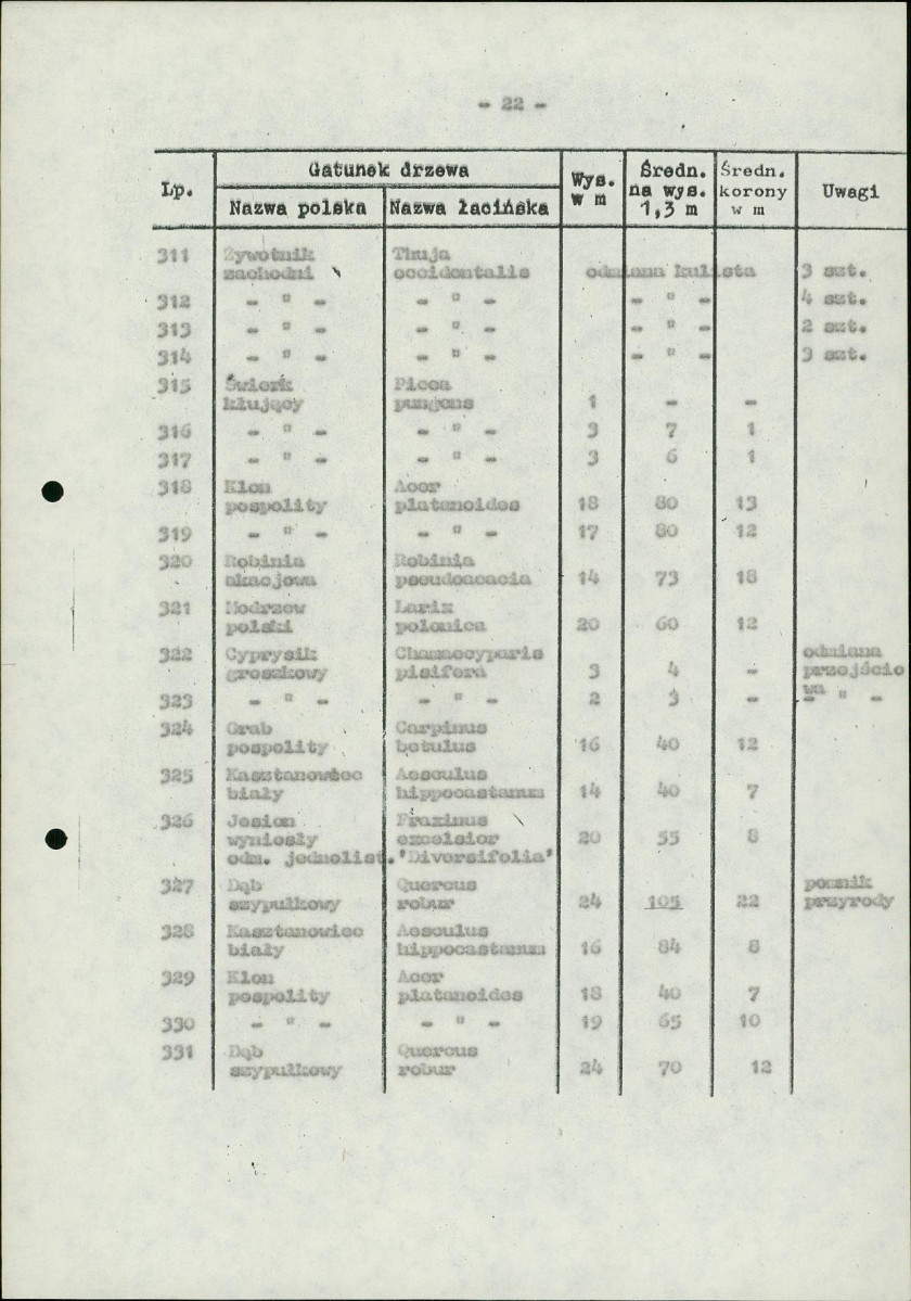 Ewidencja parkowa, skan nr 26
