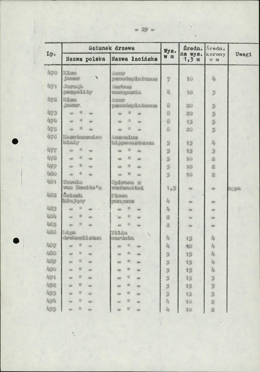 Ewidencja parkowa, skan nr 33