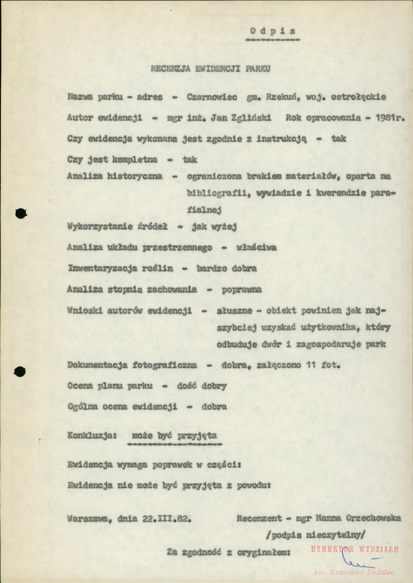 EP - Ewidencja parkowa, skan nr 5