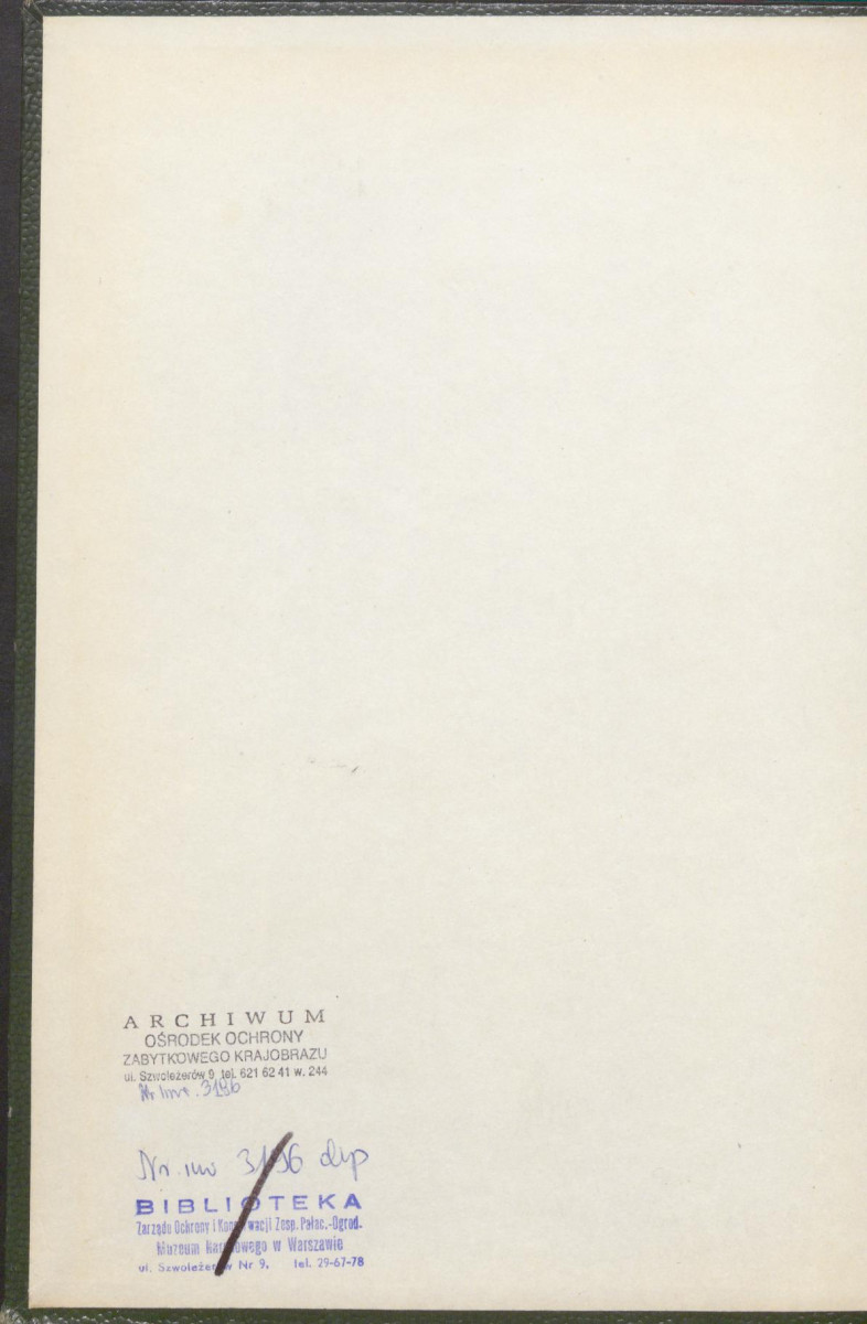 EP - Ewidencja parkowa, skan nr 2