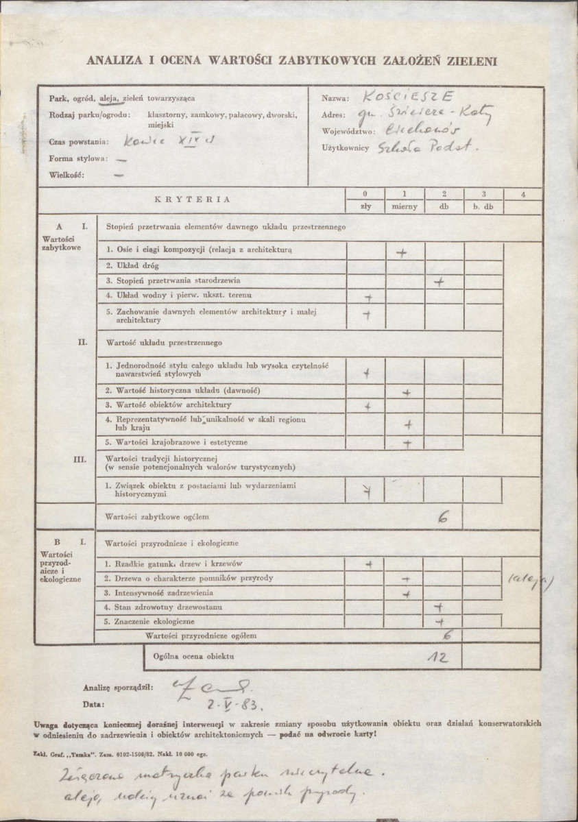EP - Ewidencja parkowa, skan nr 3