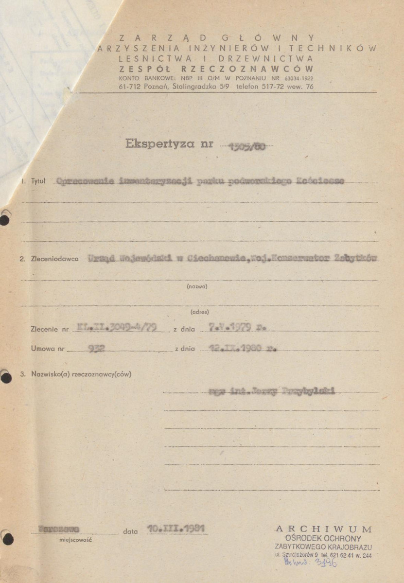 EP - Ewidencja parkowa, skan nr 4