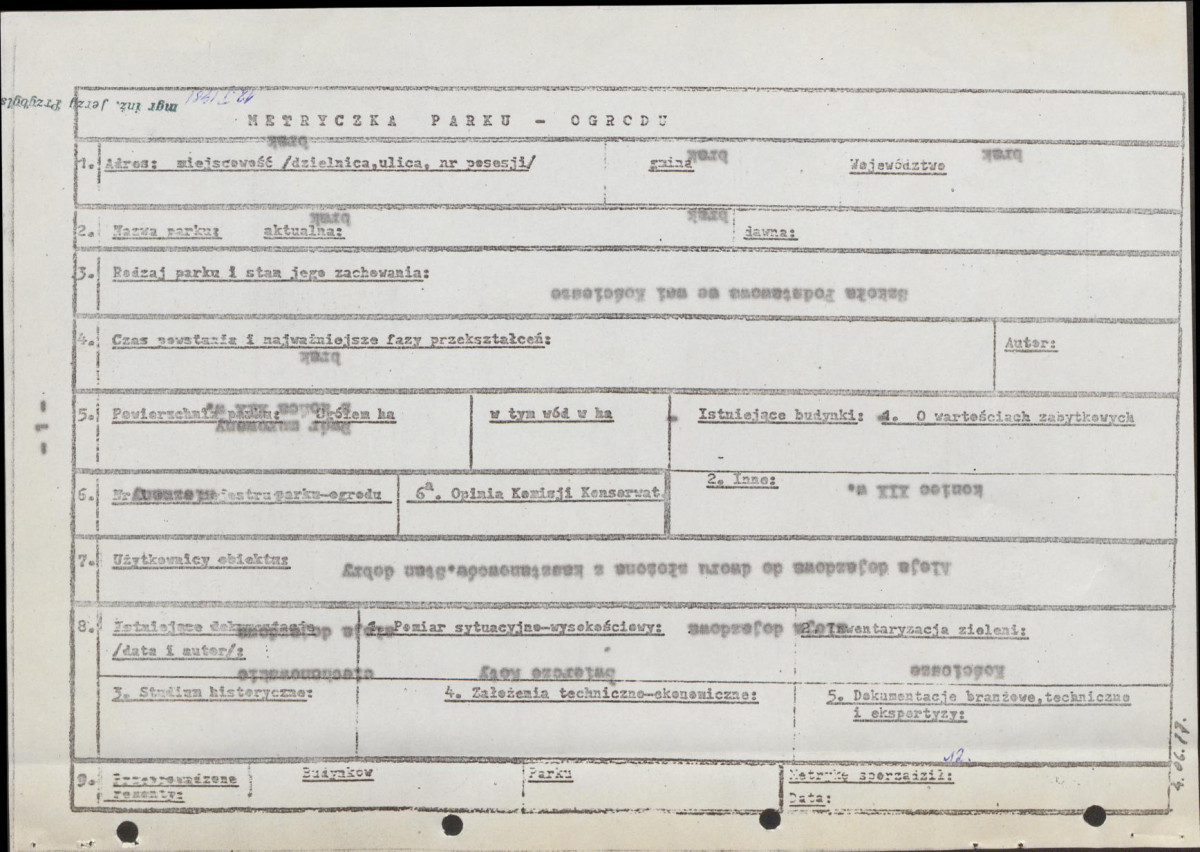 EP - Ewidencja parkowa, skan nr 7