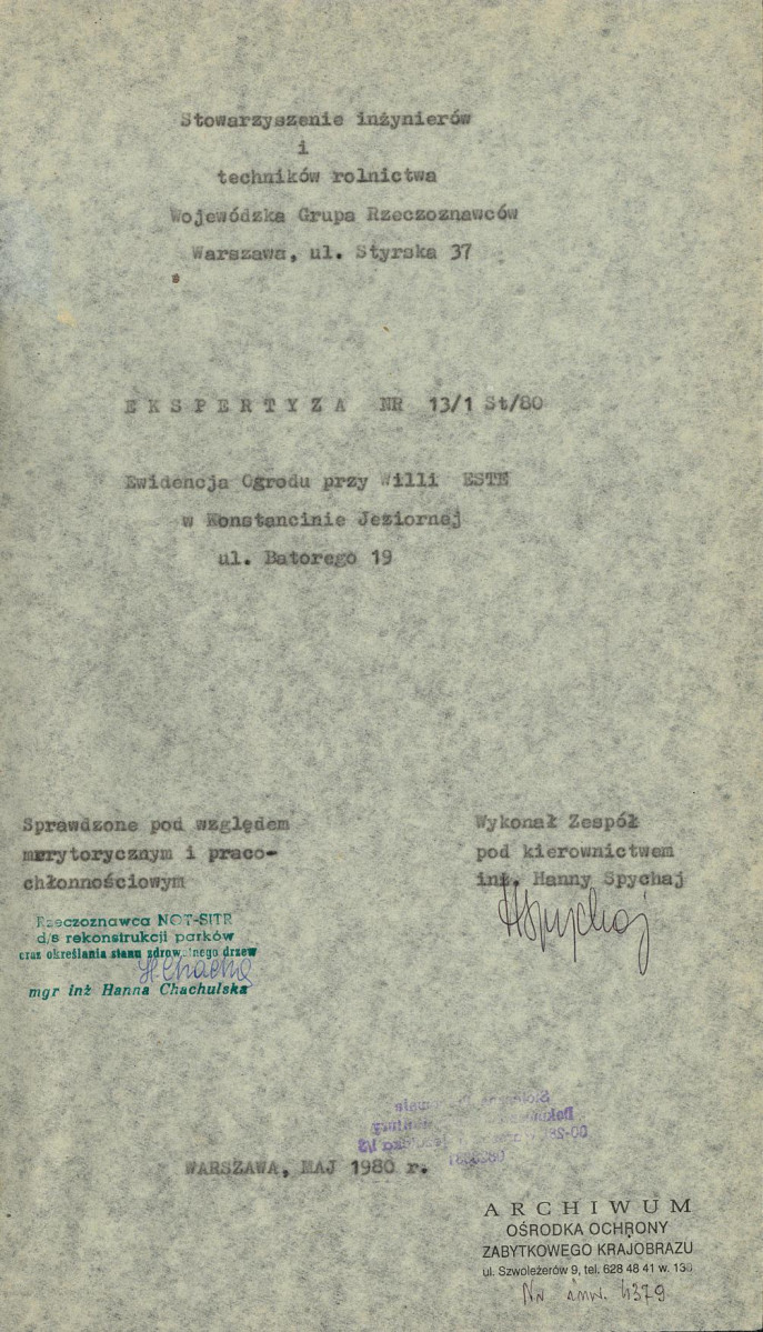 Ewidencja parkowa, skan nr 4