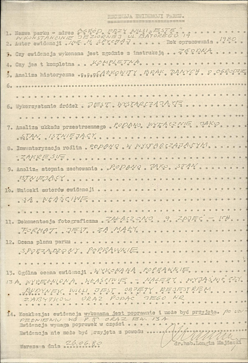 Ewidencja parkowa, skan nr 5