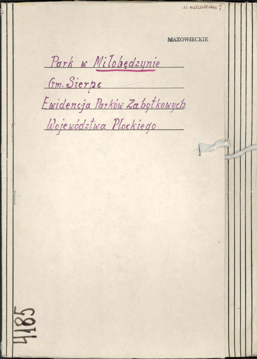Ewidencja parkowa, skan nr 1