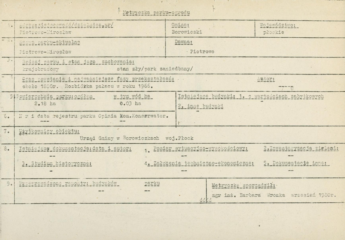 Ewidencja parkowa, skan nr 6