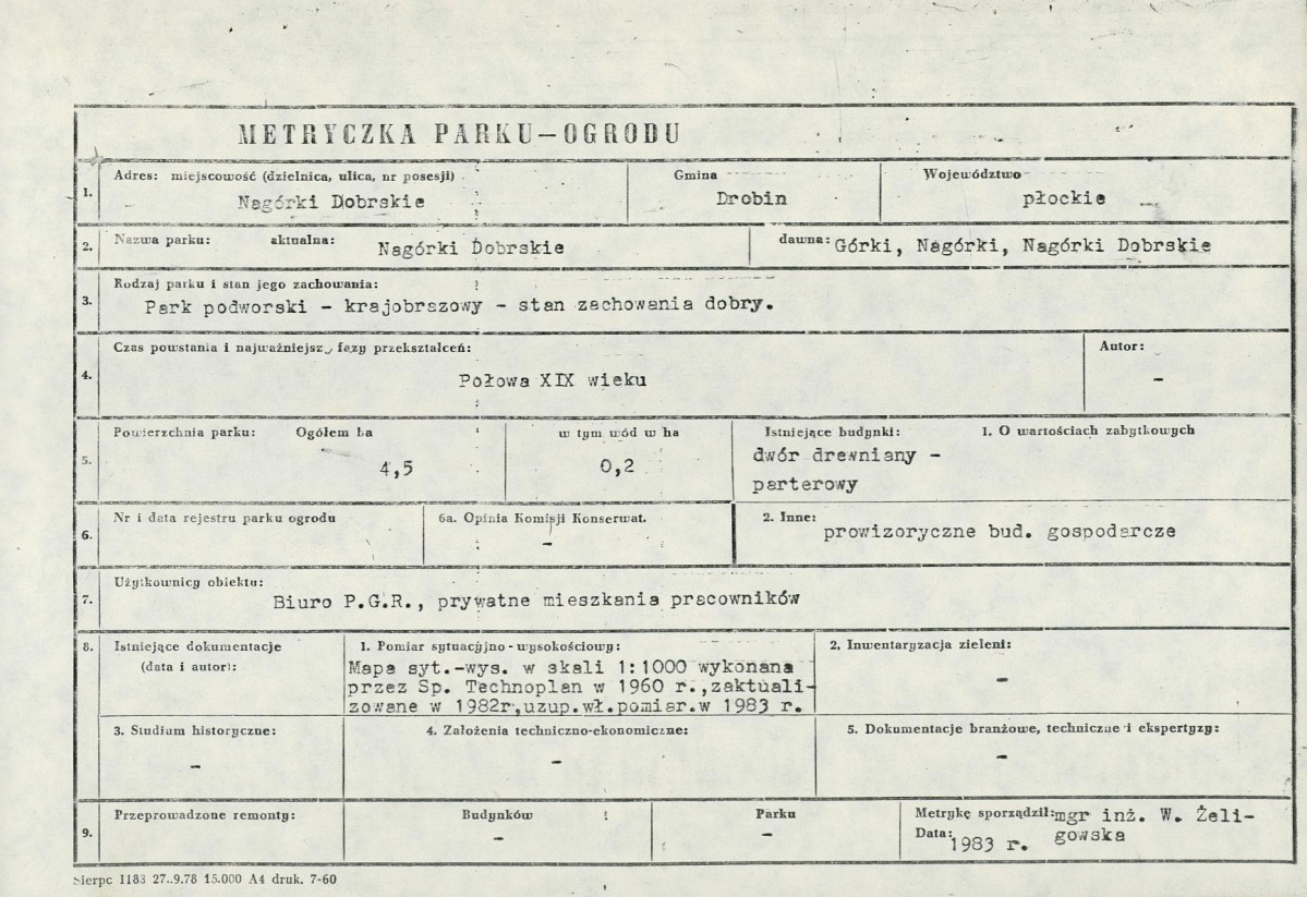 Ewidencja parkowa, skan nr 6