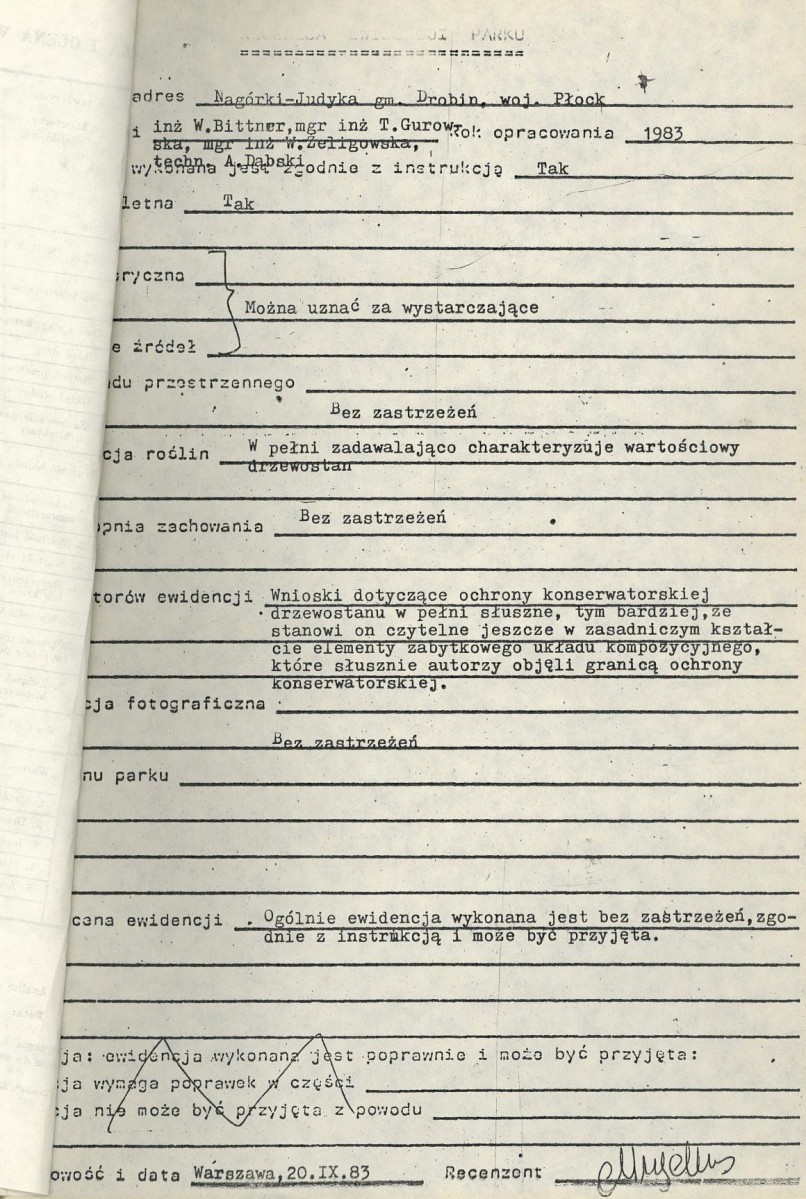 Ewidencja parkowa, skan nr 4
