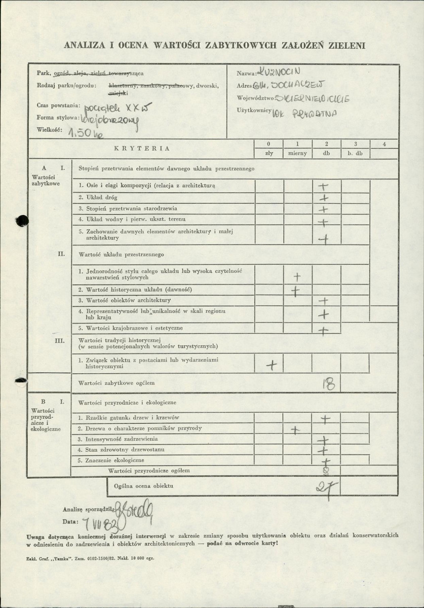 Ewidencja parkowa, skan nr 3