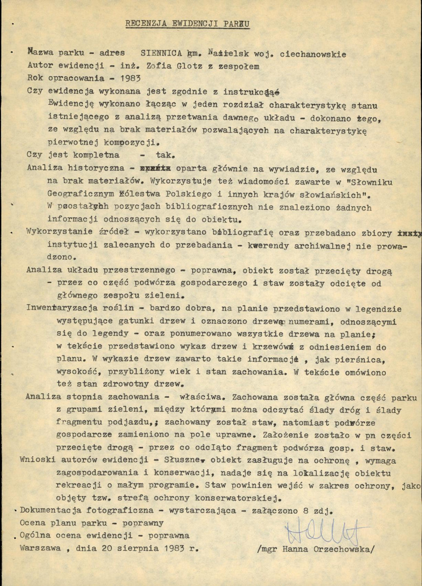 Ewidencja parkowa, skan nr 6