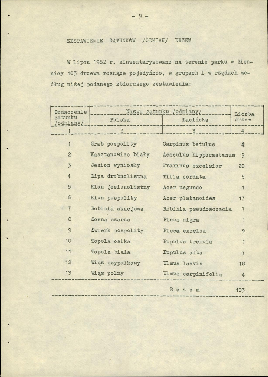 Ewidencja parkowa, skan nr 16