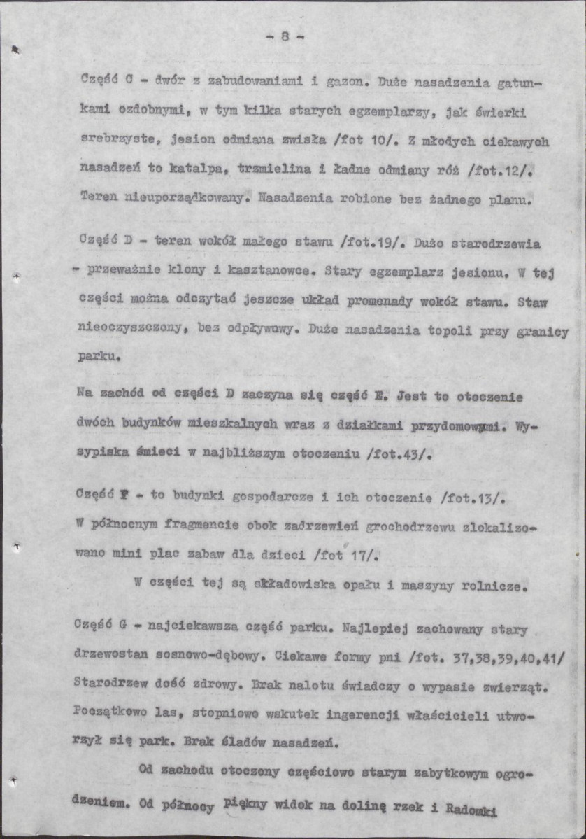 Ewidencja parkowa, skan nr 16