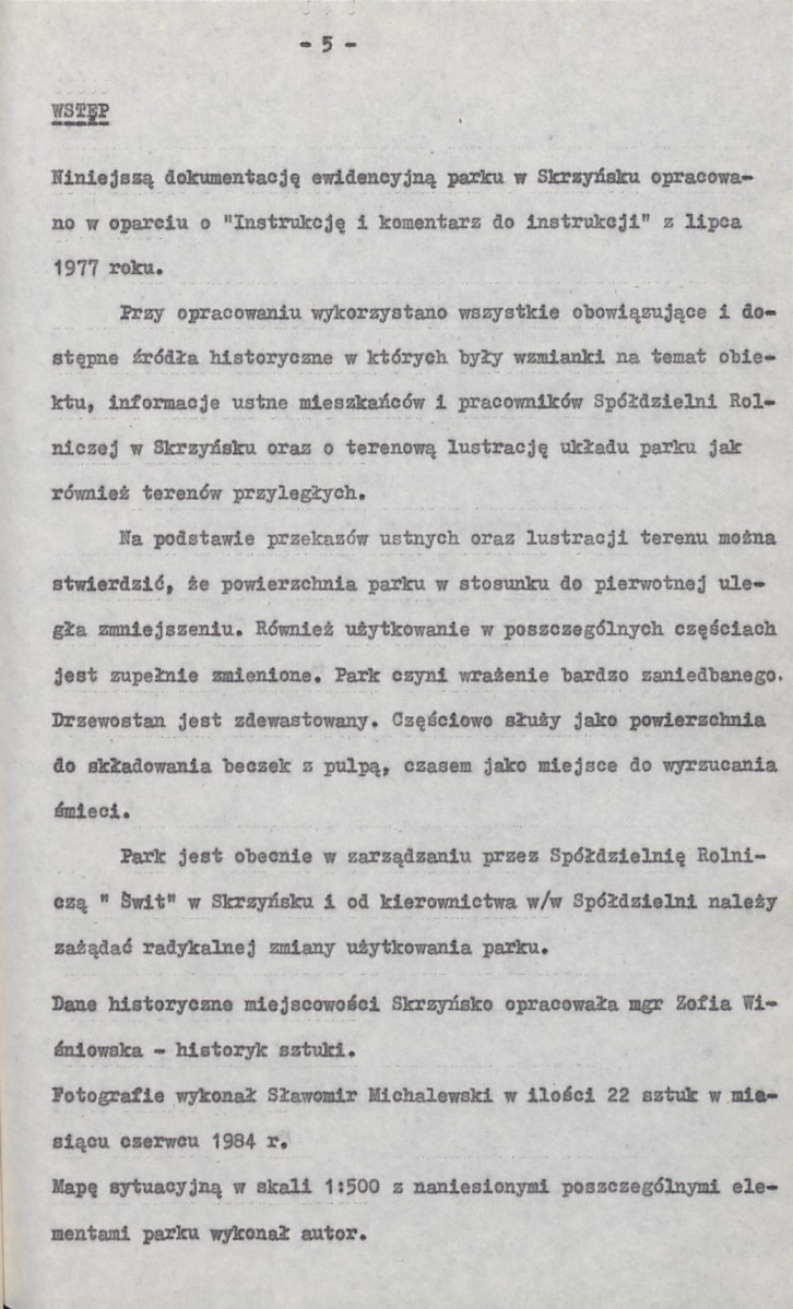 EP - Ewidencja parkowa, skan nr 10