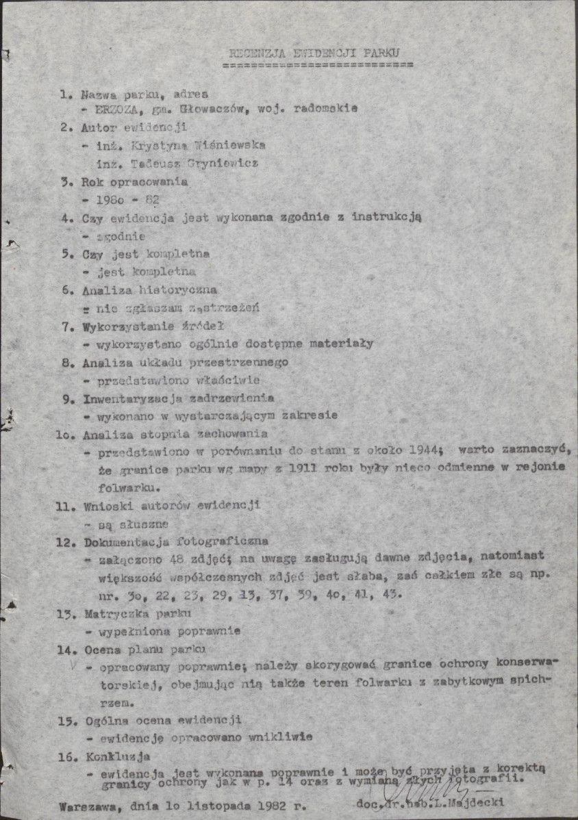 EP - Ewidencja parkowa, skan nr 6