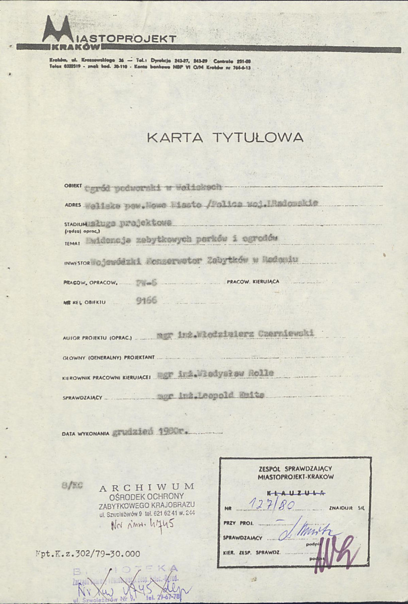 EP - Ewidencja parkowa, skan nr 6