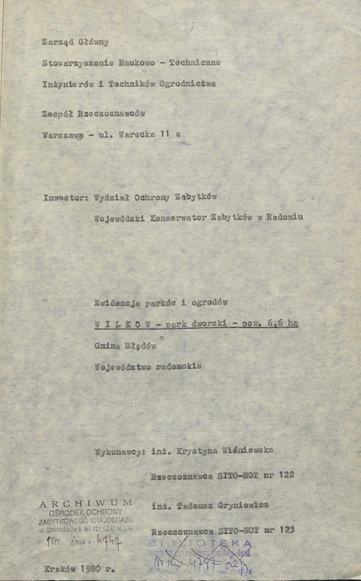 EP - Ewidencja parkowa, skan nr 7