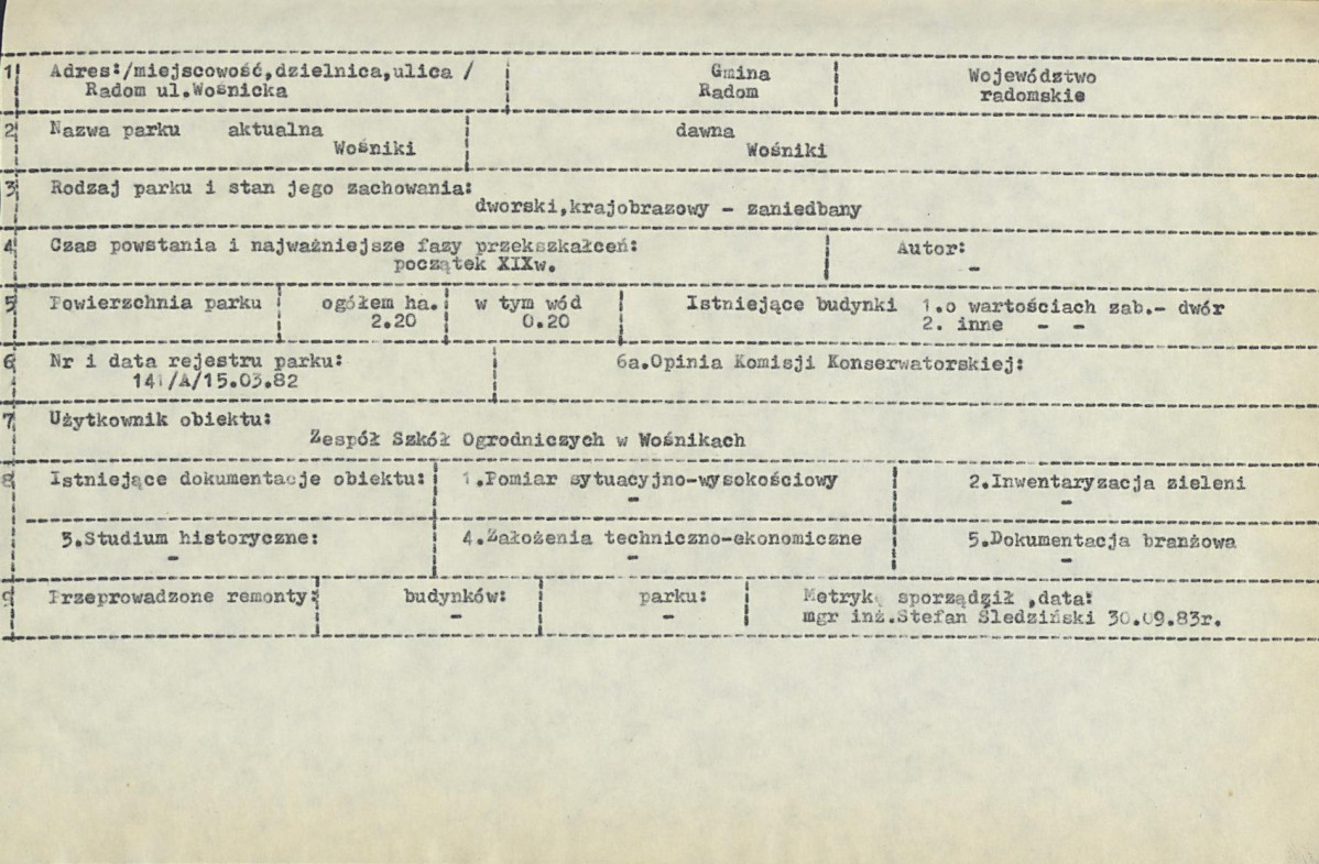 EP - Ewidencja parkowa, skan nr 8
