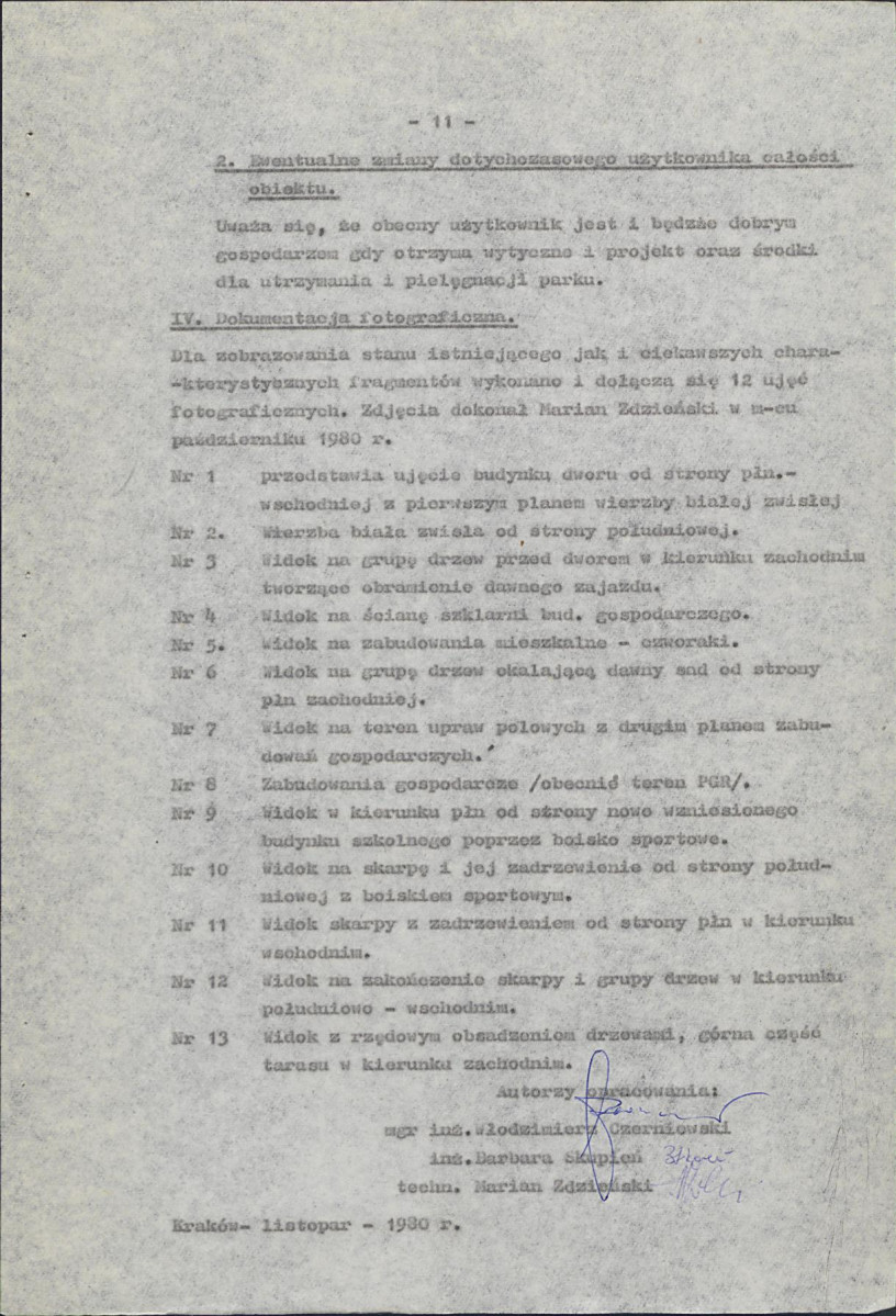EP - Ewidencja parkowa, skan nr 16