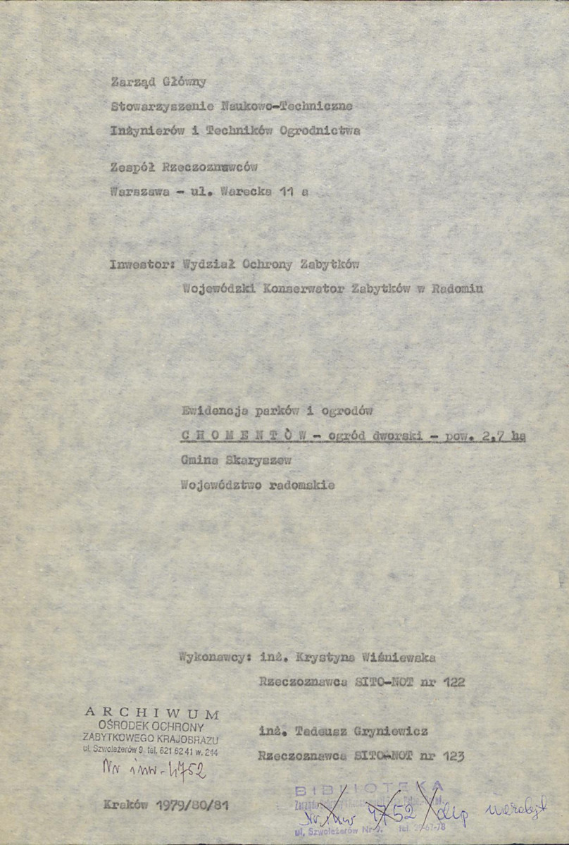 Ewidencja parkowa, skan nr 6