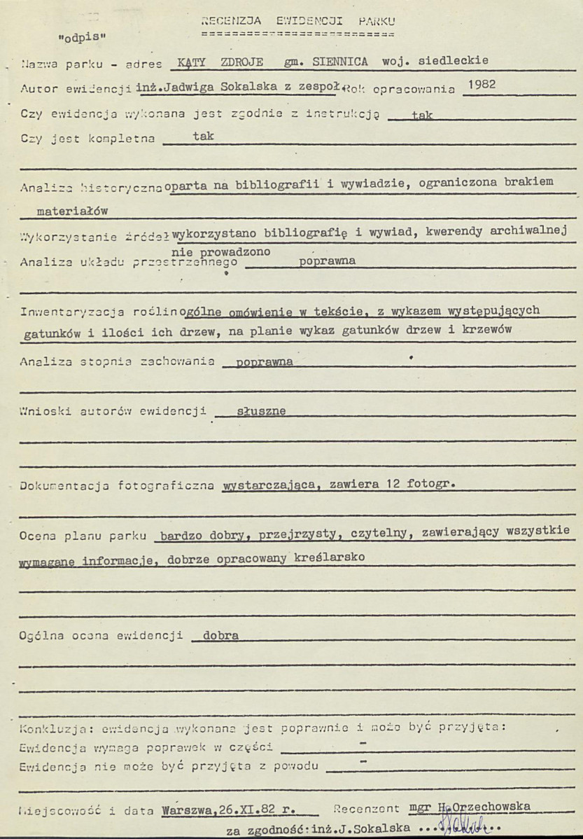 Ewidencja parkowa, skan nr 5