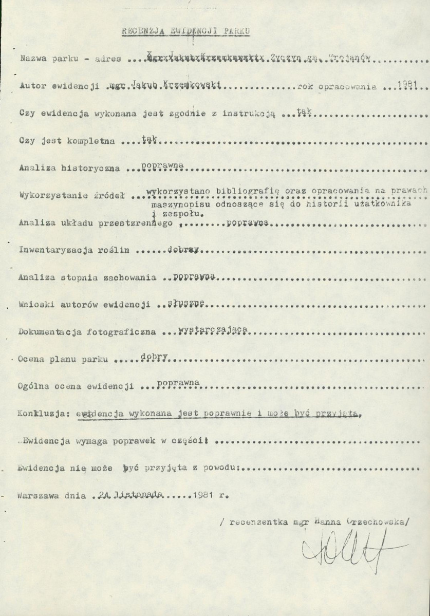 Ewidencja parkowa, skan nr 6