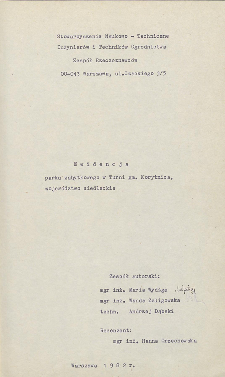 Ewidencja parkowa, skan nr 6