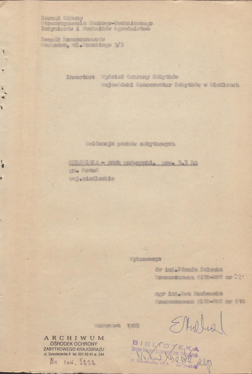 Ewidencja parkowa, skan nr 4