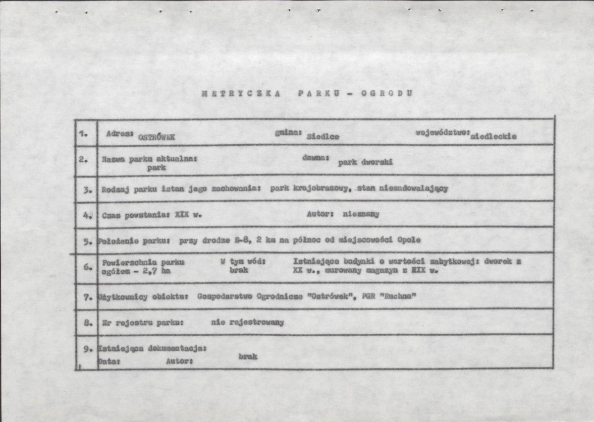 Ewidencja parkowa, skan nr 7