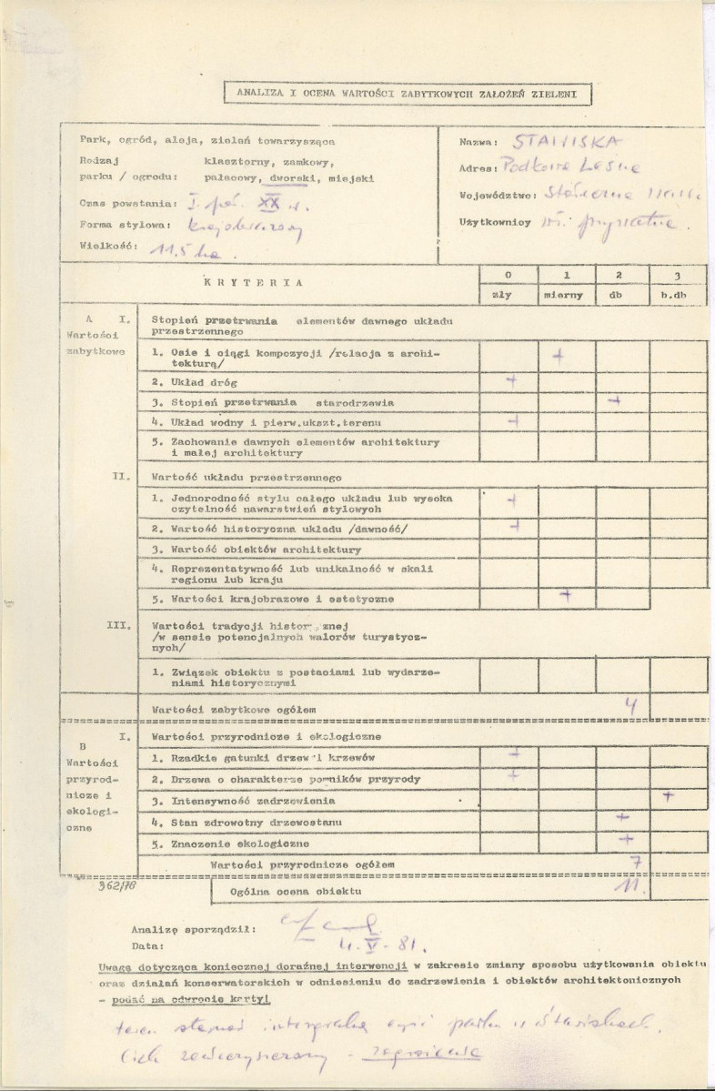 EP - Ewidencja parkowa, skan nr 33