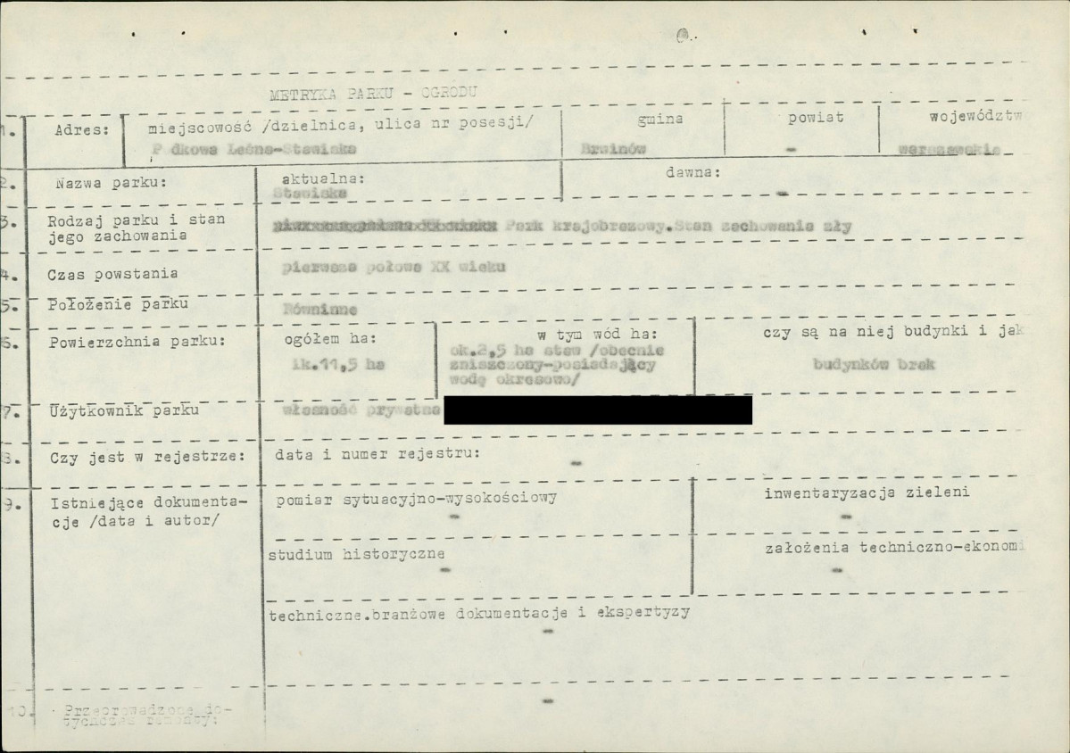 EP - Ewidencja parkowa, skan nr 35
