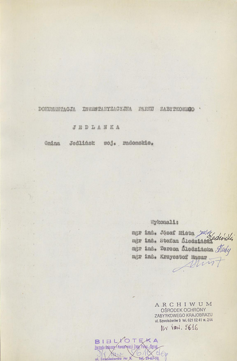 Ewidencja parkowa, skan nr 6