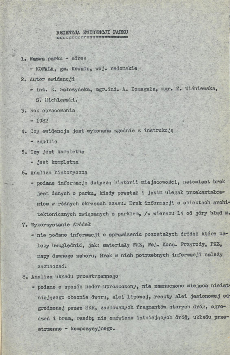 Ewidencja parkowa, skan nr 5