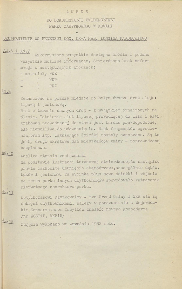 Ewidencja parkowa, skan nr 19