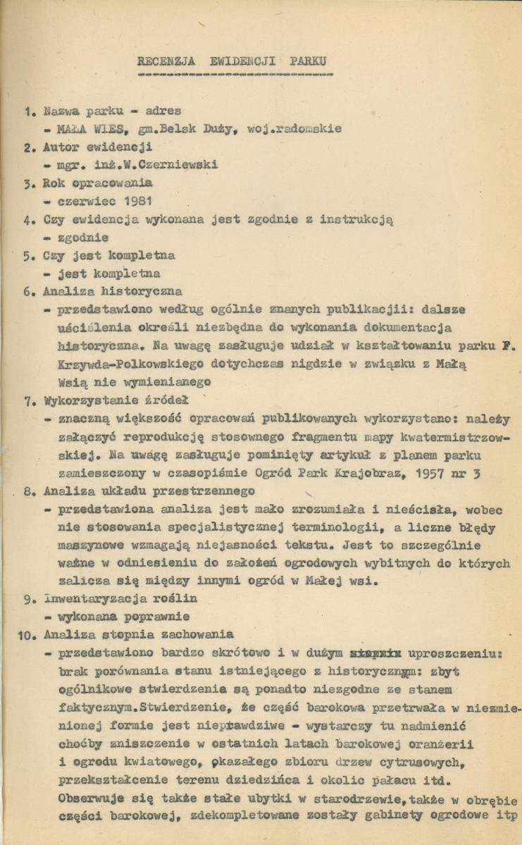 EP - Ewidencja parkowa, skan nr 5