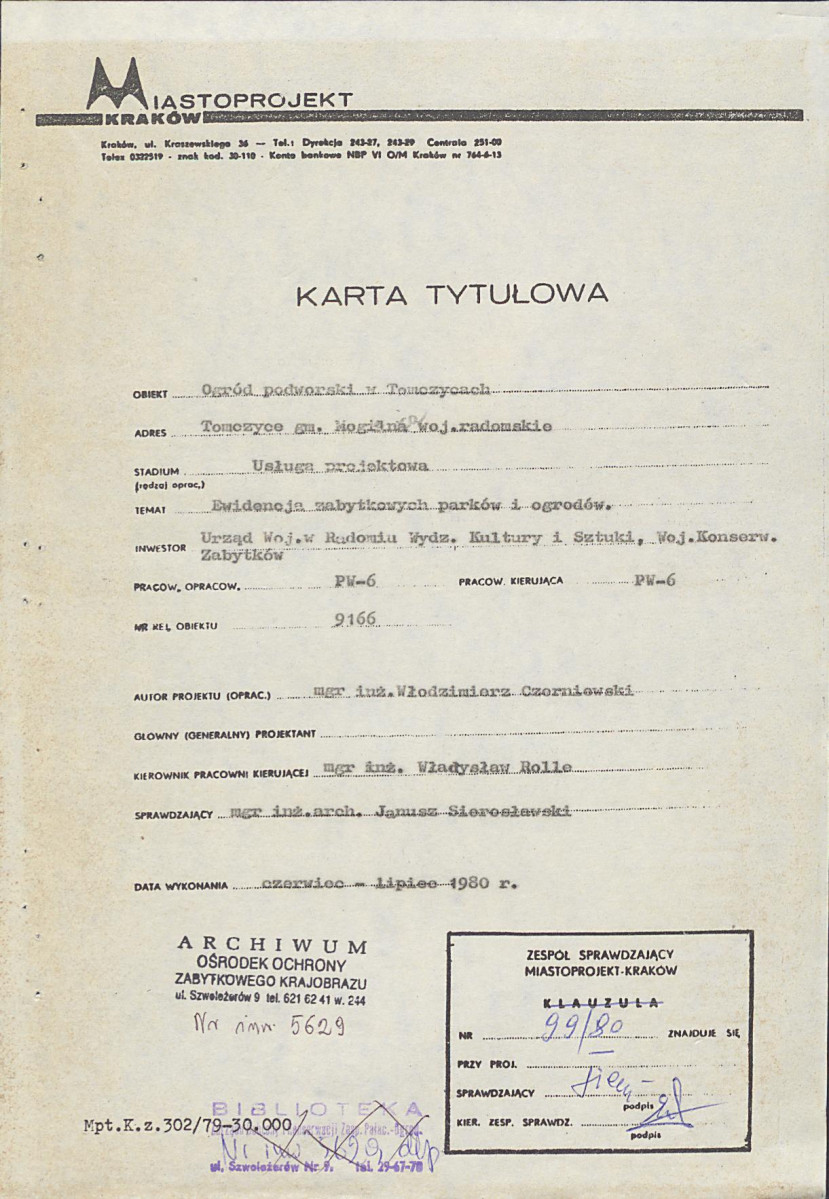 EP - Ewidencja parkowa, skan nr 4