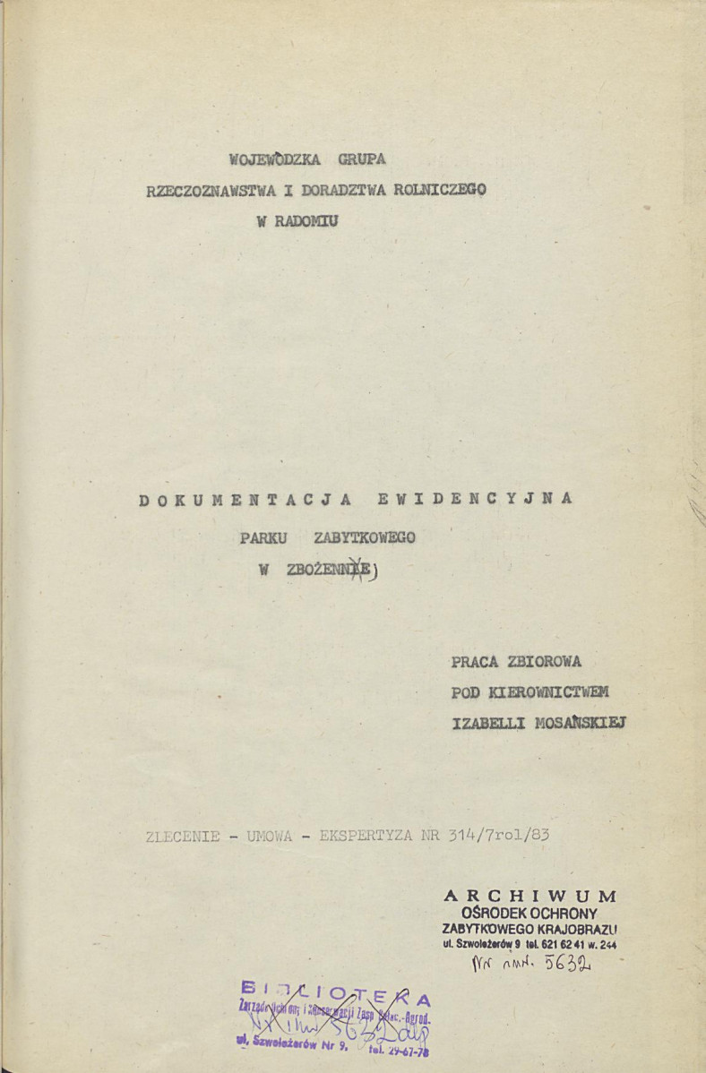 EP - Ewidencja parkowa, skan nr 4