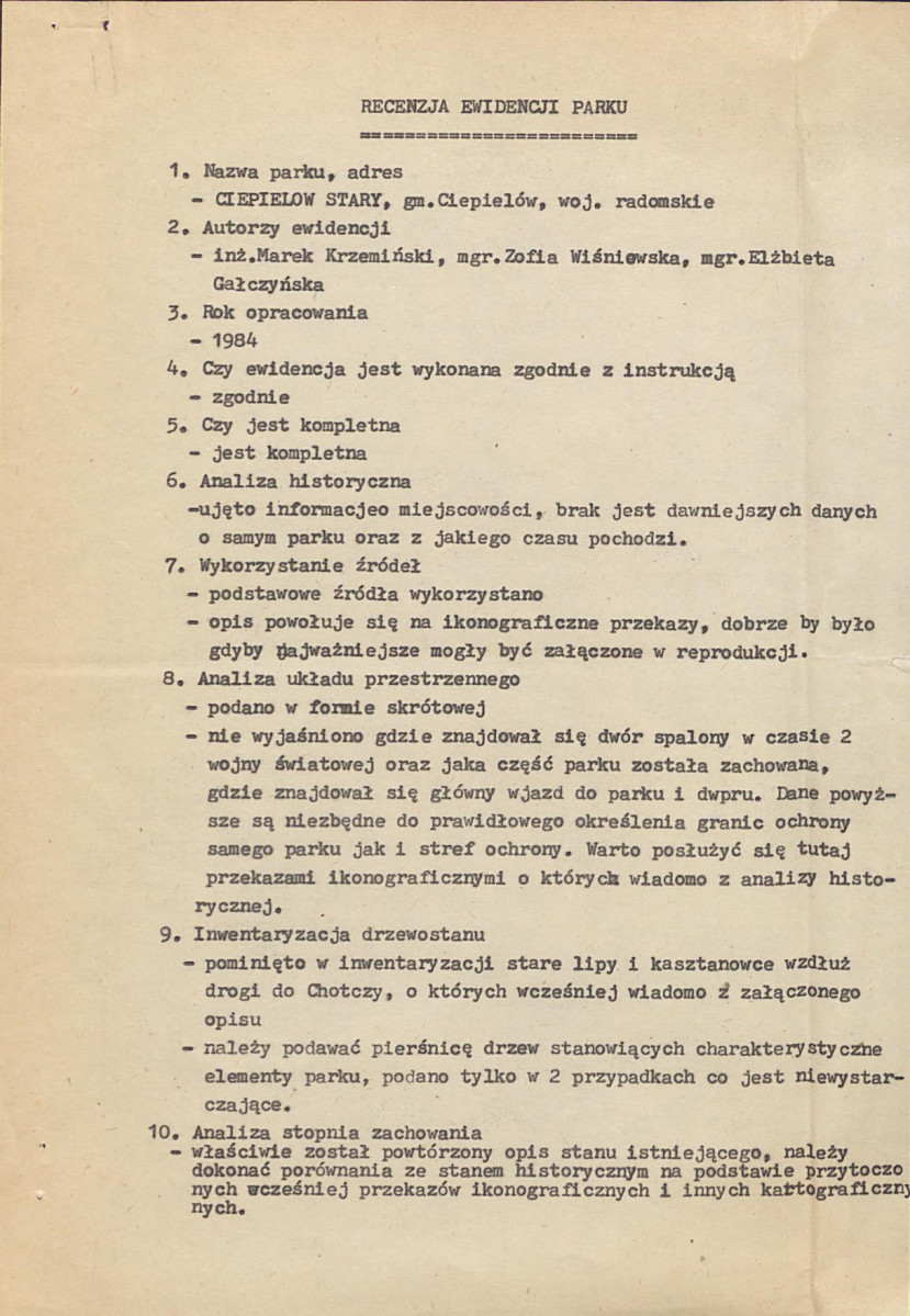 EP - Ewidencja parkowa, skan nr 4