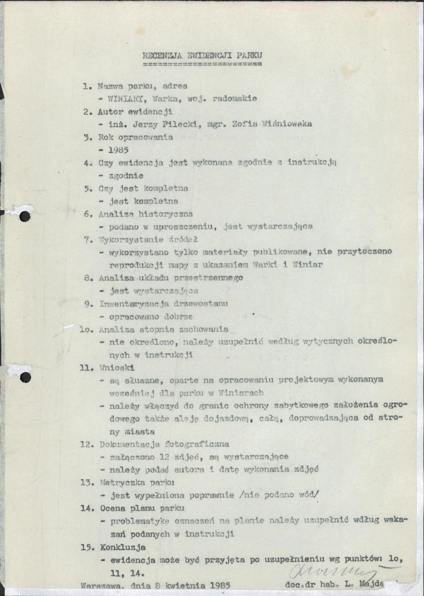 EP - Ewidencja parkowa, skan nr 4