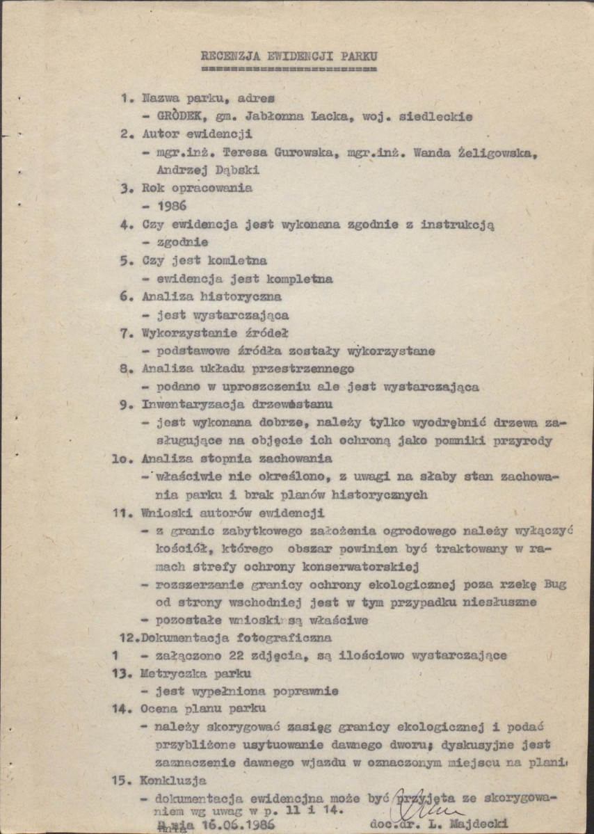 Ewidencja parkowa, skan nr 4
