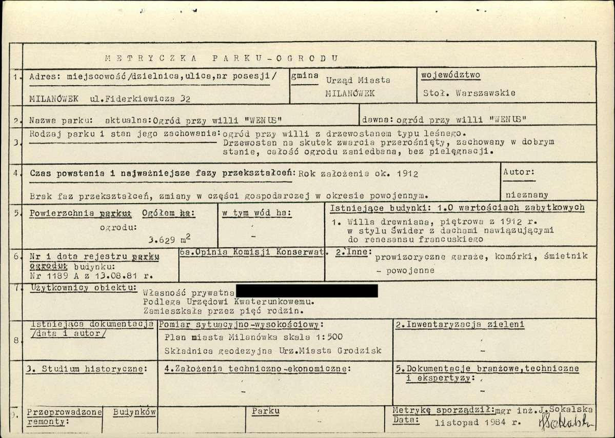 EP - Ewidencja parkowa, skan nr 7