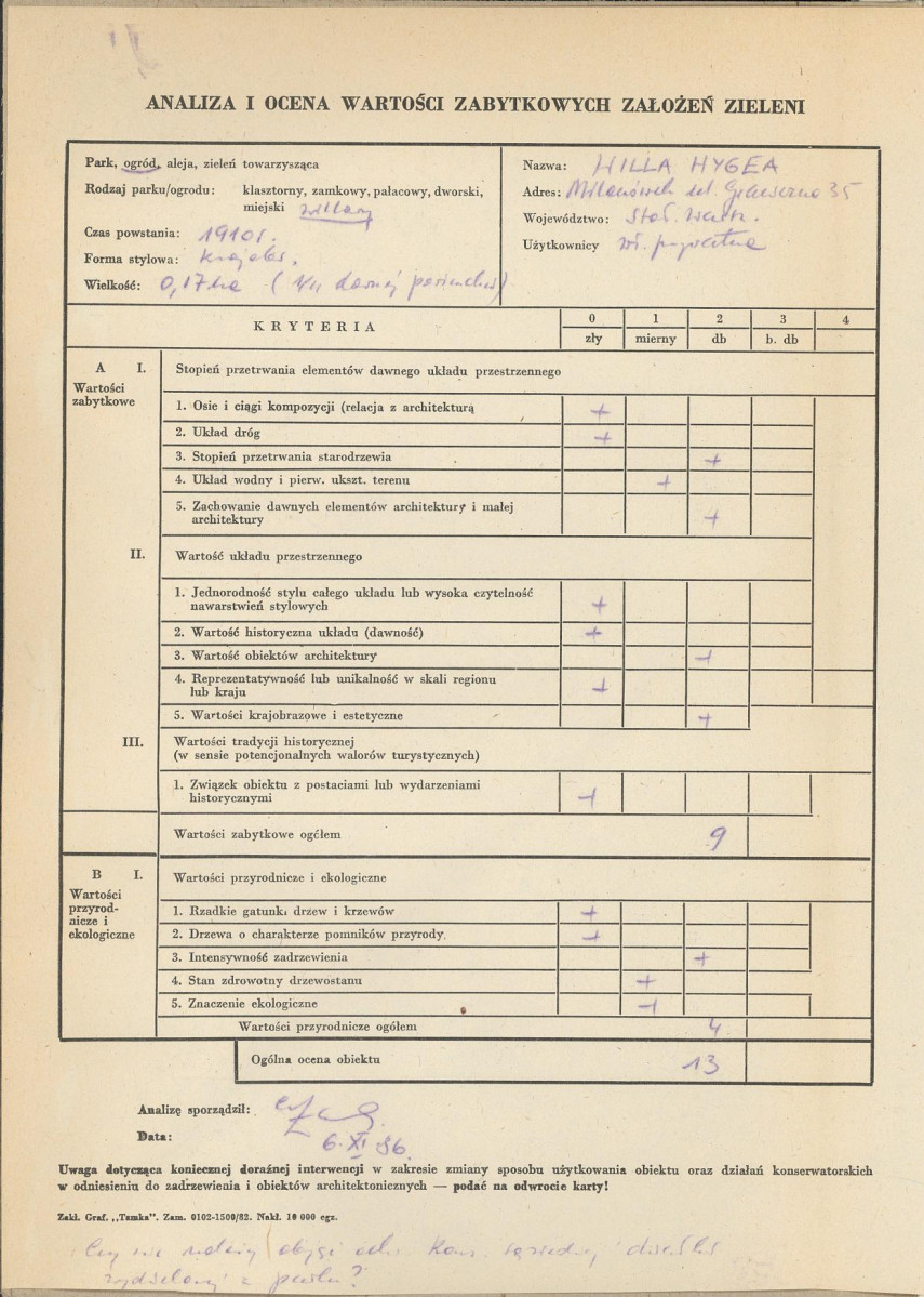 EP - Ewidencja parkowa, skan nr 3