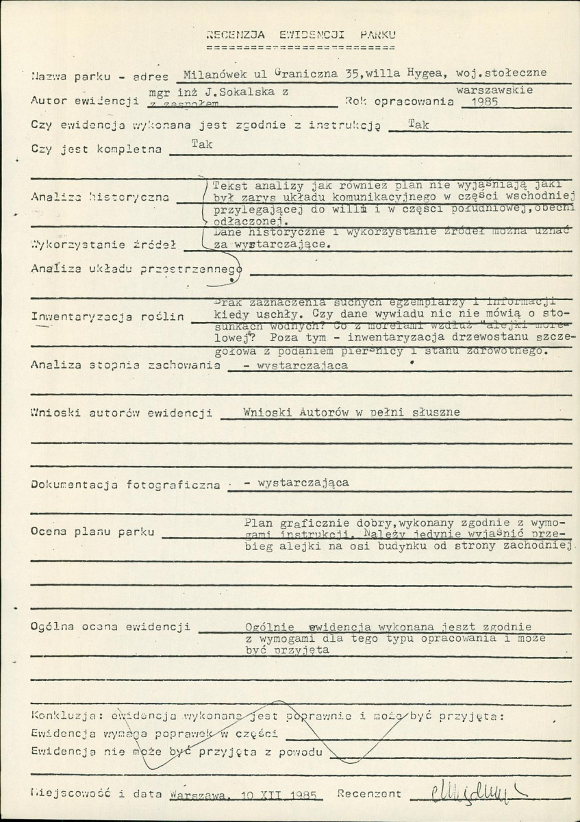 EP - Ewidencja parkowa, skan nr 5