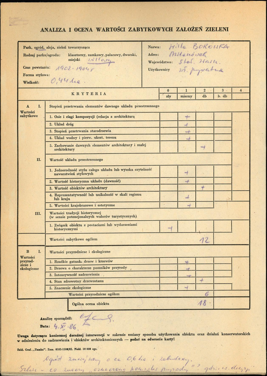 EP - Ewidencja parkowa, skan nr 3