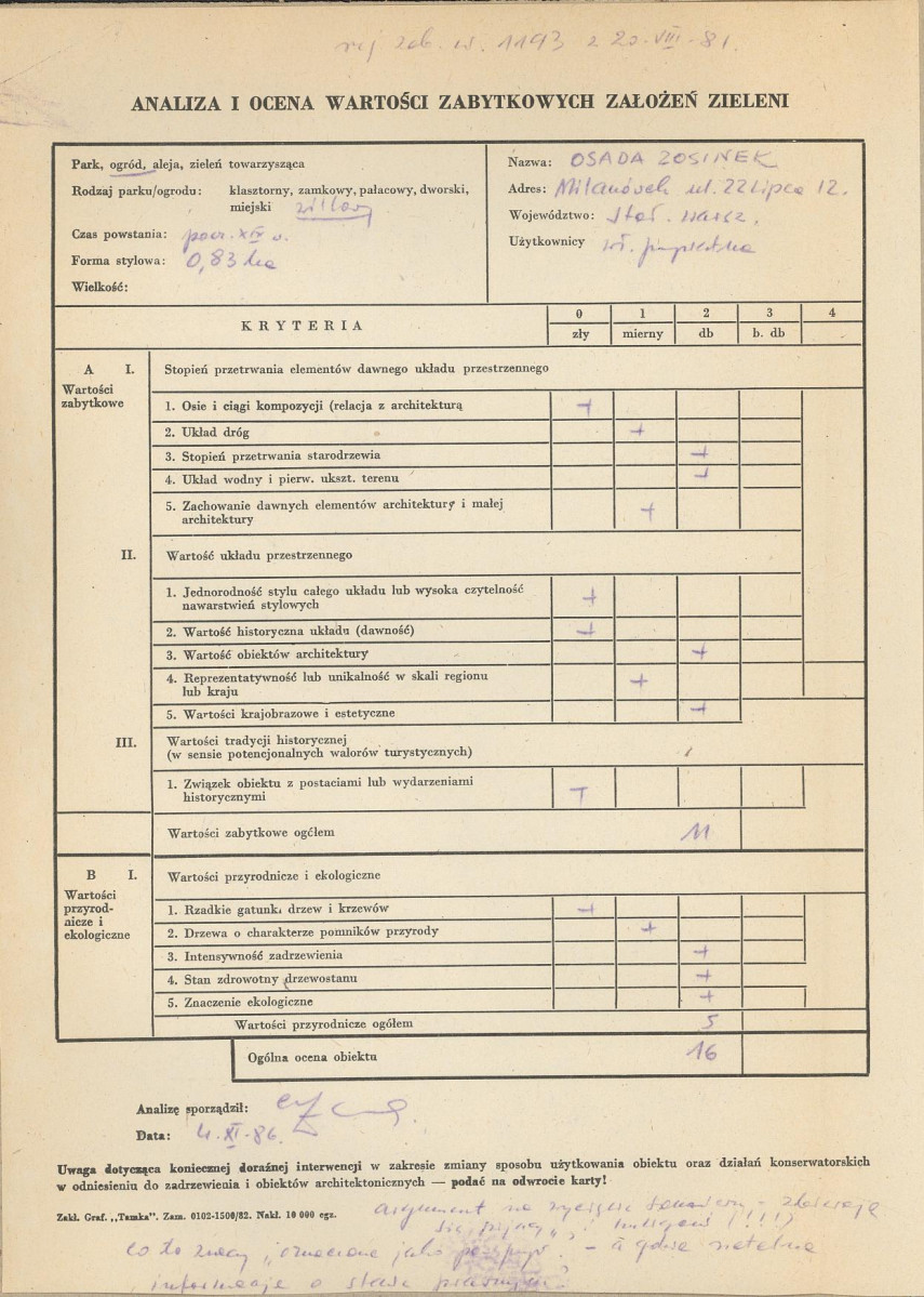 EP - Ewidencja parkowa, skan nr 2