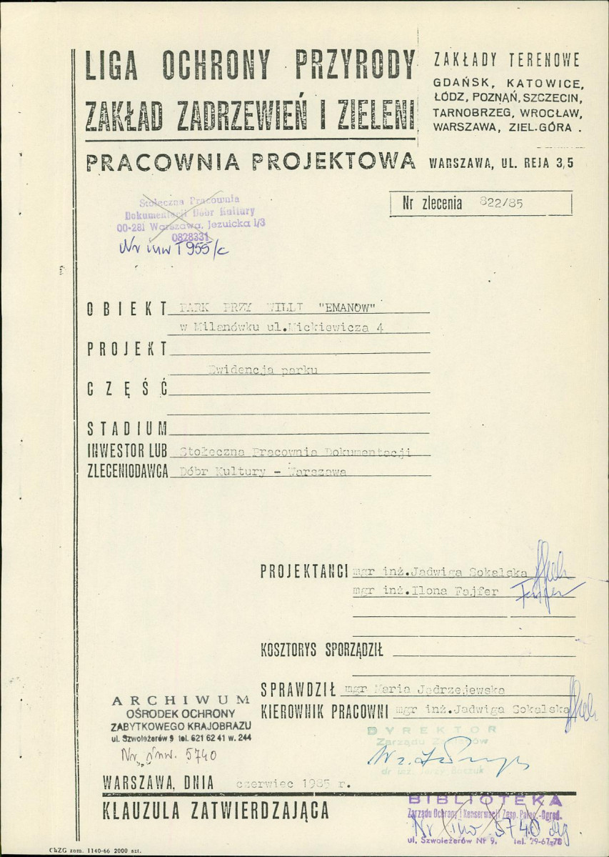 EP - Ewidencja parkowa, skan nr 4